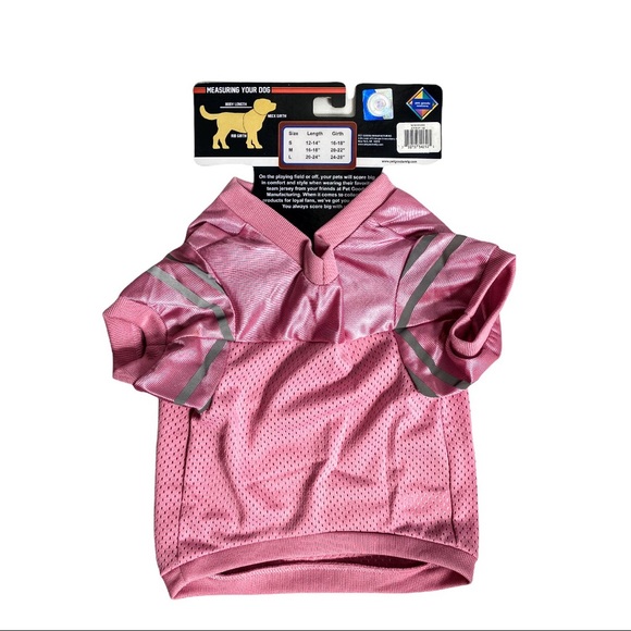 NWT Wisconsin Badgers Collegiate Pet Jersey, Pink or Red - Picture 3 of 15